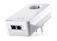 Devolo WiFi Repeater+ AC Dual WLAN-versterker met stopcontact (compatibel met alle routers, 1200 Mbit/s, 2 x LAN-poorten, AP-modus, toegangspunt), wit - thumbnail