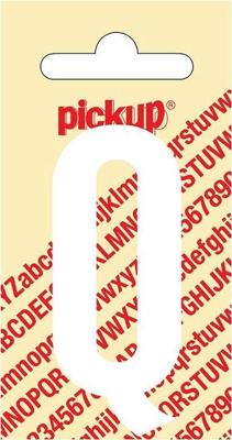 Plakletter Nobel Sticker witte letter Q Pickup - Pickup