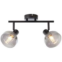 Brilliant Design plafondlampReflekt 2-lichts zwart - 82713/06 - thumbnail
