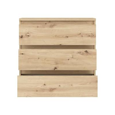 CHELSEA ladekast 3 laden - 77,2 cm - Artisanaal eiken decor