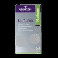 Mannavital Curcuma platinum 180 Vegetarische capsules - thumbnail