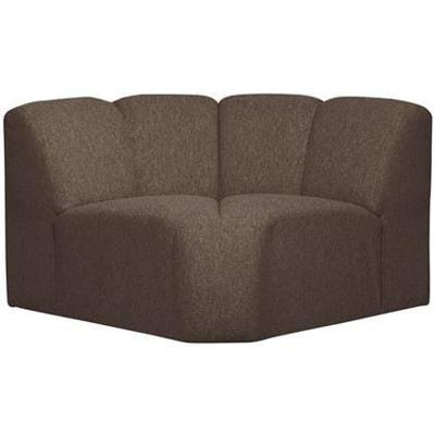 Woood Mojo bank hoekelement bouclé Bruin Melange