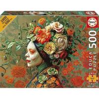 Puzzel - EDUCA - Koningin Hagedis - 500 stukjes - Dieren - 68 x 48 cm - vanaf 10 jaar - thumbnail