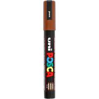 Uni-Posca Posca marker, afm pc-5m, lijndikte 2,5 mm, medium, bruin, 1 stuk - thumbnail