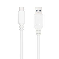 Kabel USB-C naar USB NANOCABLE 10.01.4000-W Wit 50 cm (1 Stuks) - thumbnail