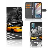 Motorola Moto G60 | Flip Cover | New York Taxi - thumbnail