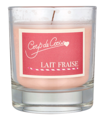 Coup De Coeur Lait Fraise Scented Candle 200 g Kaarsen
