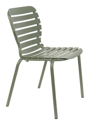 Zuiver Tuinstoel 'Vondel' Aluminium, kleur Groen