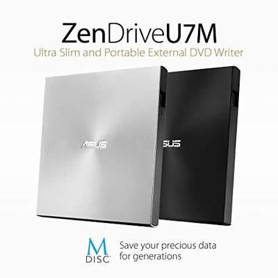 ASUS Optical Zendrive U7M SDRW-08U7M-U Zilver - thumbnail