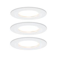 Paulmann Nova Inbouwlamp voor badkamer Set van 3 stuks LED LED 18 W IP44 Wit (mat) - thumbnail