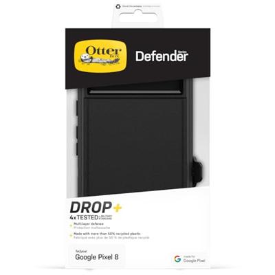 Otterbox Defender Backcover Google Pixel 8 Zwart Stootbestendig, Inductieve lading Otterbox Defender Backcover Google Pixel 8 Zwart Stootbestendig, Inductieve lading