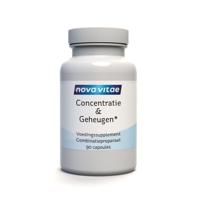 Nova Vitae Concentratie & geheugen 90 Capsules - thumbnail