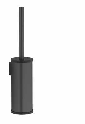 Plieger Roma closetborstelgarnituur wandmodel, geborsteld zwart chroom Plieger Roma closetborstelgarnituur wandmodel, geborsteld zwart chroom