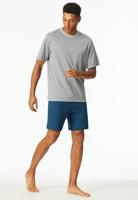 Schiesser Schiesser Pyjama Short silver 181155 56/XXL - thumbnail