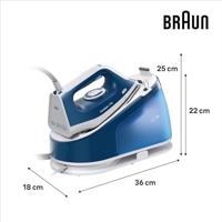 Braun IS1512BL Stoomstrijkijzer Blauw - thumbnail