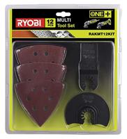 Ryobi RAKMT12KIT | 12-delig Multitool Set - 5132003928 - 5132003928 - thumbnail