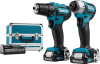 Makita clx224sax1 comboset - accuboor df333 + slagschroever td110 12v 2.0ah li-ion - clx224sax1 - thumbnail