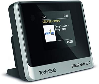 TechniSat DIGITRADIO 10 C Radio DAB+, VHF (FM) Bluetooth Incl. afstandsbediening, Wekfunctie Zwart/zilver TechniSat DIGITRADIO 10 C Radio DAB+, VHF (FM) Bluetooth Incl. afstandsbediening, Wekfunctie Zwart/zilver