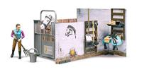 Bruder 62506 BWorld Paardenstal met Paard en Figuur + Accessoires - thumbnail