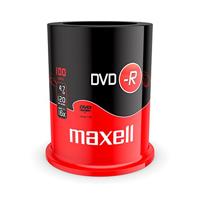 Maxell DVD-R onbewerkte (16x speed, 4,7GB, 120 min, 100 spindel) - thumbnail