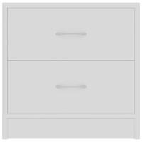 Nachtkastjes 2 st 40x30x40 cm bewerkt hout wit - thumbnail