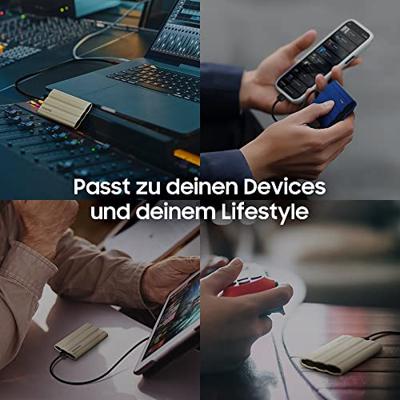 Samsung T7 Shield 2TB Externe SSD Blauw - thumbnail