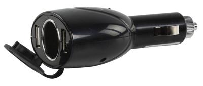 HQ p. sup. usb202 dubbele usb autolader met 12 v aansluiting HQ p. sup. usb202 dubbele usb autolader met 12 v aansluiting