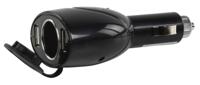 HQ p. sup. usb202 dubbele usb autolader met 12 v aansluiting - thumbnail