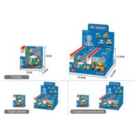 Sluban Metropolis mini auto's 4 types 8 in een doos metropolis (m38-b1328) - thumbnail