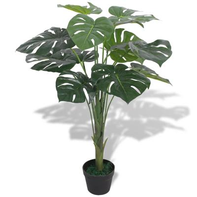 VidaXL Kunst monstera plant met pot 70 cm groen