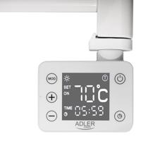 Adler AD 7823 Elektrische badkamerverwarming LED wit - thumbnail