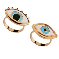 Hars punk ring Turkse Evil Eye ringen - thumbnail