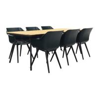 Hartman Sophie Studio Night Green|Bella 220x95 cm. - 7-delige tuinset - thumbnail