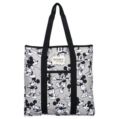 Disney shopper Mickey Mouse junior 10 L polyester zwart/grijs Disney shopper Mickey Mouse junior 10 L polyester zwart/grijs
