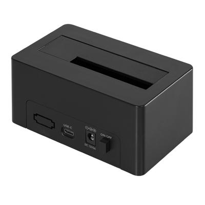 LogiLink QP0027 USB-C 3.1 Gen 2 SATA 6 Gb/s 1 poort Harde schijf-dockingstation 2.5 inch, 3.5 inch