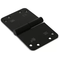 DX Kogelstiftpaumelle Kantellaaf Ronde Hoeken 125x89 mm SKG3 Zwart Links - thumbnail