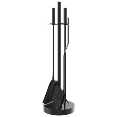 VidaXL 5-delige openhaardgereedschapset 18x66 cm staal - thumbnail