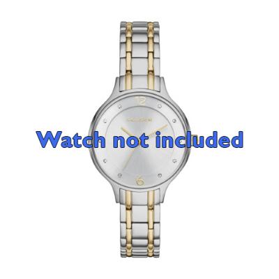 Skagen horlogeband SKW2321 Staal Goud (Doublé) 14mm