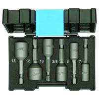 Gedore 666-006 | bitdopsleutelset 1/4" | 7-13 mm + 3/8" AF | 9 delig - 2993244 - thumbnail