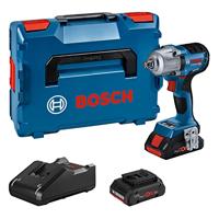 Bosch Professional GDS 18V-450 HC (2x PC 4,0Ah, L-BOXX) 06019K4002 Accu-draaislagmoeraanzetter 450 Nm 18 V Aantal meegeleverde accus: 2 Li-ion Incl. 2 accus, - thumbnail