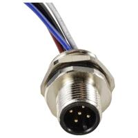 TRU COMPONENTS TC-12833036 Sensor/actuator inbouwstekker M12 Aantal polen (sensoren): 5 Stekker, inbouw 0.5 m 1 stuk(s) - thumbnail