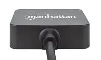 Manhattan Manhattan 162296 hub di interfaccia USB 3.2 Gen 1 [3.1 Gen 1] Type-A 5000 Mbit/s USB 3.2 Gen 1-hub 4 poorten Zwart - thumbnail