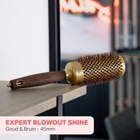 Olivia Garden Wavy Bristles Gold&Brown Brush Ø45mm - thumbnail