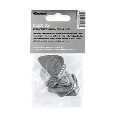 Herco HE211P Flex 75 Nylon Flat Picks plectrums (12 stuks)