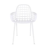 Zuiver Tuinstoel 'Albert Kuip' Aluminium, kleur Wit - thumbnail