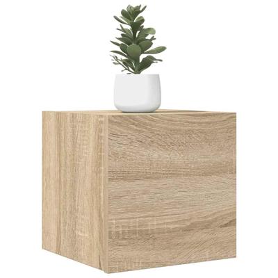 Tv-wandmeubelen 4 st 30,5x30x30 cm sonoma eikenkleurig Tv-wandmeubelen 4 st 30,5x30x30 cm sonoma eikenkleurig
