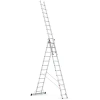 Wixor Professionele Ladder Aluminium 3x12 - thumbnail