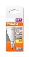 OSRAM HOMELIGHTING 4058075428522 LED-lamp Energielabel F (A - G) E14 Peer 7 W = 60 W Warmwit (Ø x l) 47 mm x 79 mm 1 stuk(s) - thumbnail