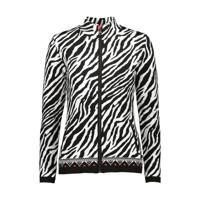 CMP Reflected Dames Fleece Nero-Bianco S - thumbnail