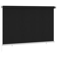 VidaXL Rolgordijn voor buiten 225(b)x140(h) cm zwart - thumbnail